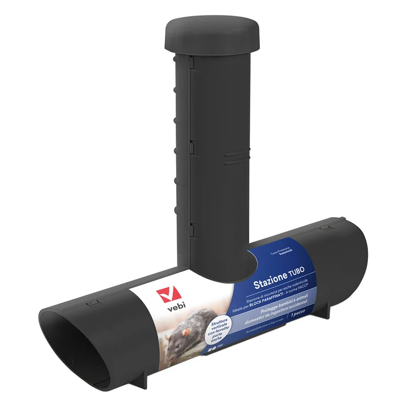 Stazione Di Sicurezza Per Esche Rodenticide Tubo - Cm. 28 X 6,1 | Per Uso Agricolo Professionale