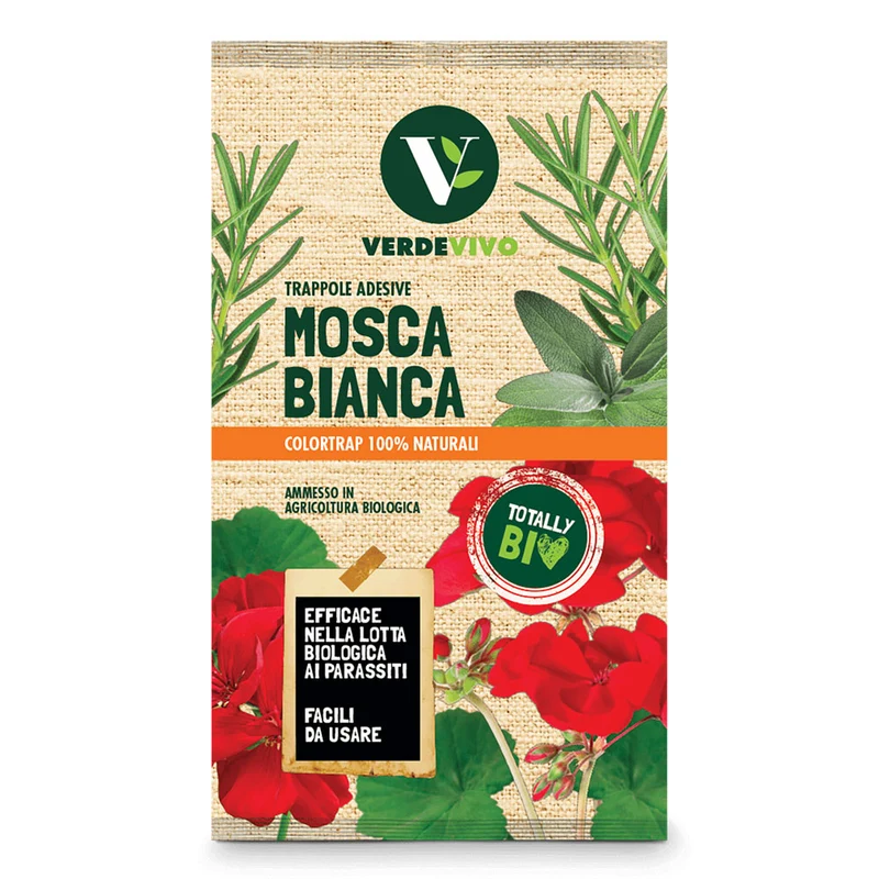 Trappola Cromotropica Adesiva Mosche Bianche Scatola 10 Pezzi Verde | Per Uso Agricolo Professionale
