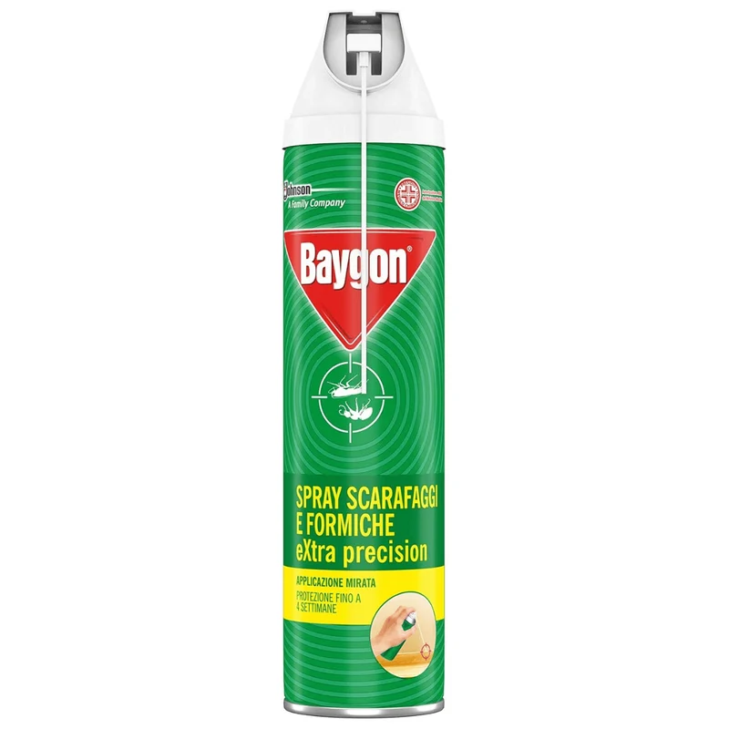 Insetticida Spray Baygon Scarafaggi E Formiche Extra Precision | Protezione Fino A 2 Settimane