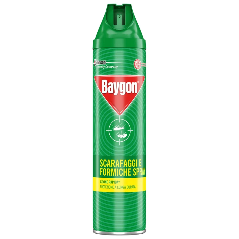 Insetticida Spray Scarafaggi E Formiche Plus Baygon | Azione Rapida E Protezione Duratura Fino A 2 Settimane