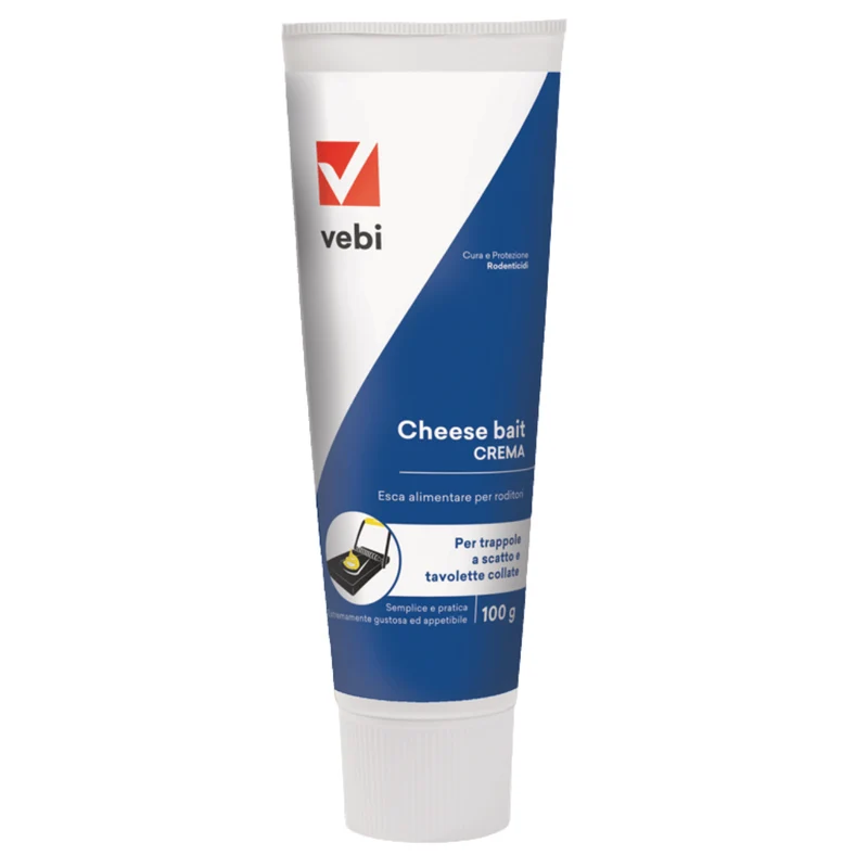 Cheese Bait Vebi | Esca Attrattiva Alimentare Senza Veleni | Uso Professionale Indoor Roditori