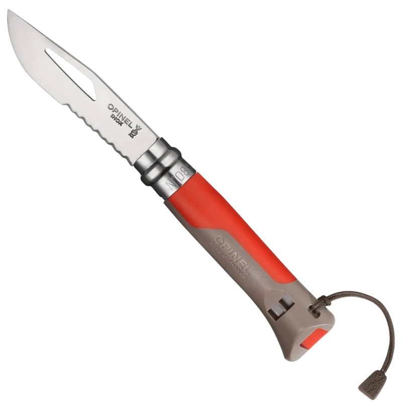 Coltello Multifunzione Professionale Opinel VRI Outdoor | Lama Inox 85 Mm | Manico Bimateriale GripX