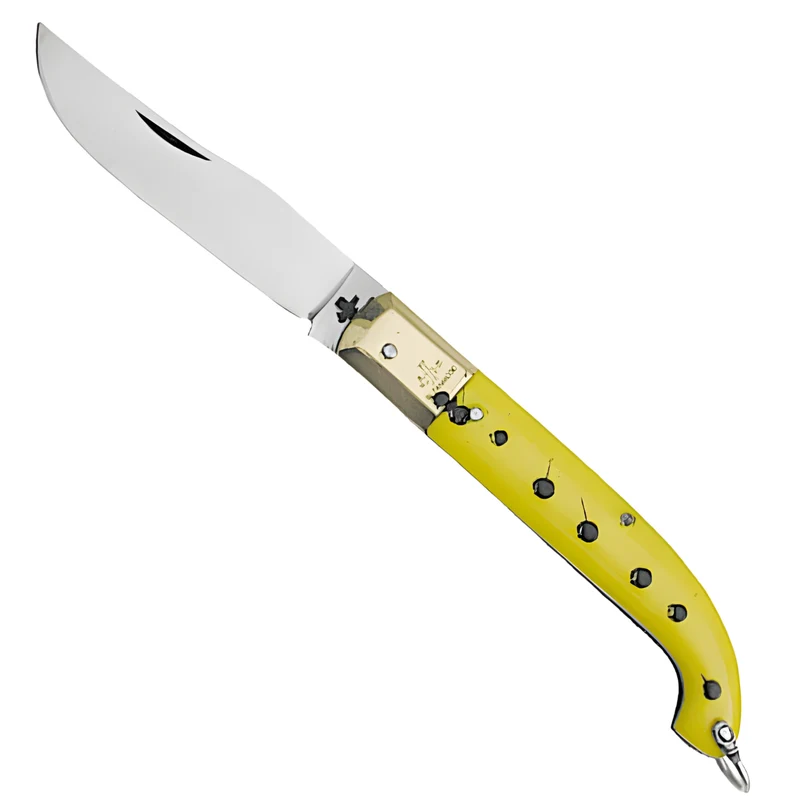 Coltello Zuavo Professionale De Luca | Lama Acciaio Inox Affilata | Manico Ergonomico | 150-210 Mm