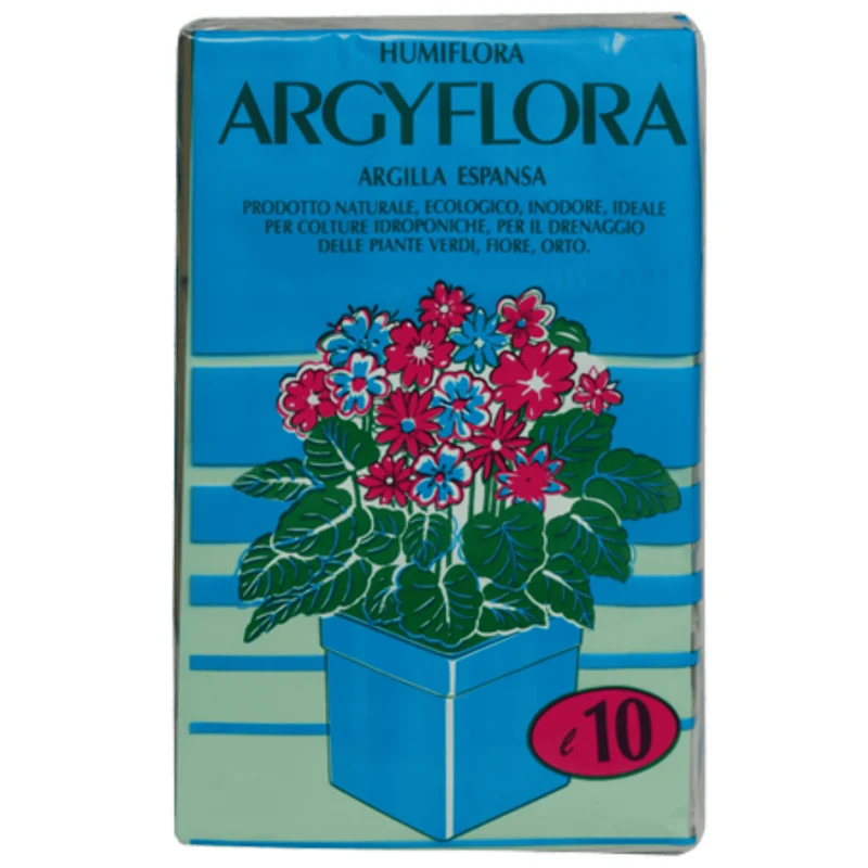 Argilla Espansa Agryflora 10 Lt | Drenante Naturale Per Piante, Orto E Fiori | Marchio Humiflora