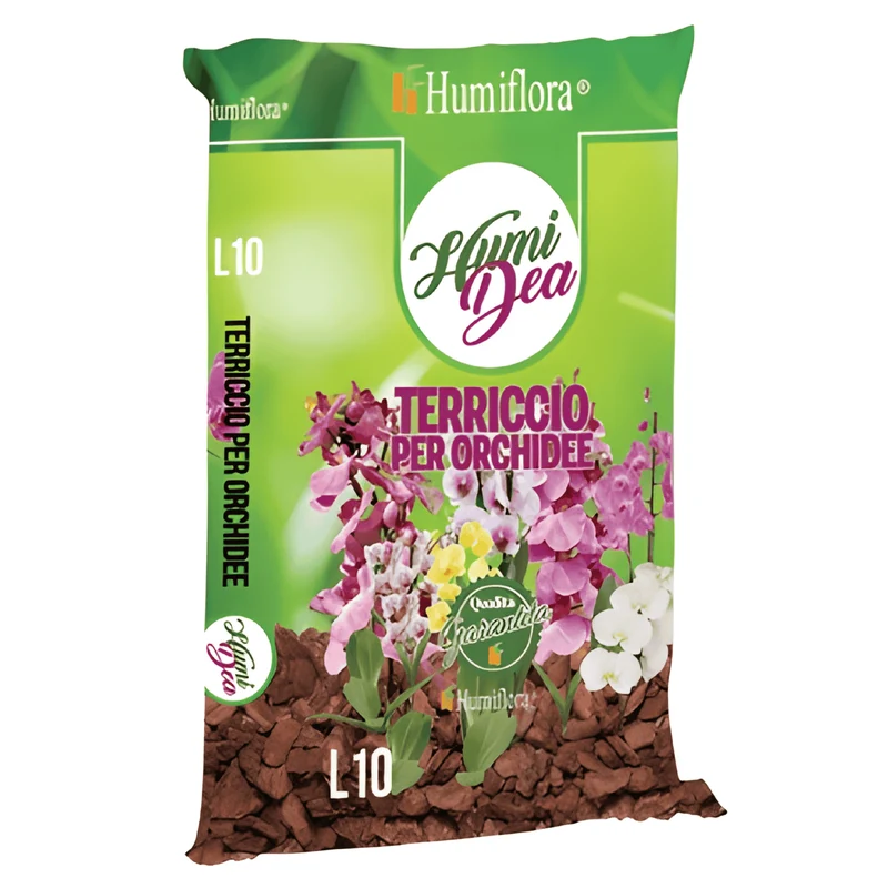 Terriccio Professionale Humiflora Per Orchidee | Substrato Drenante E Arieggiante | Sacco 10 L