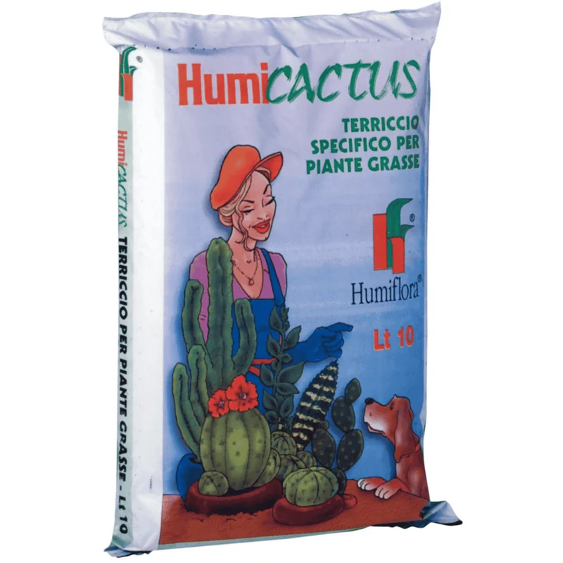 Terriccio Professionale Per Piante Grasse Humiflora 10 Litri | Drenaggio Perfetto | Crescita Sana 🌵