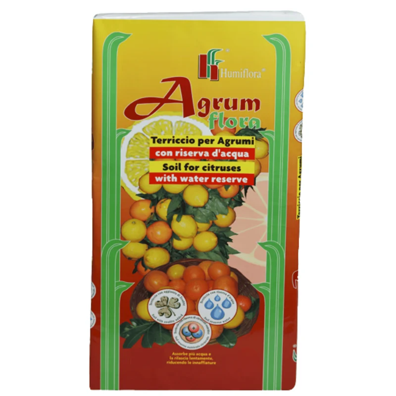Terriccio Amendante Per Agrumi 20 Litri Humiflora | Riserva D’Acqua Ottimale | Crescita Sana