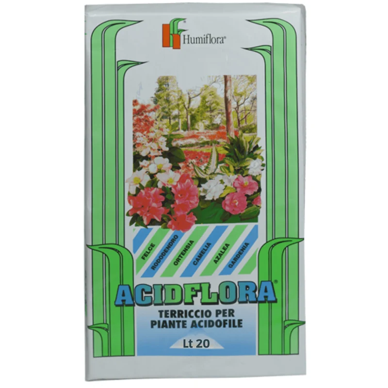 Terriccio Amendante Acidofile Humiflora 20 Litri | Ideale Azalee Rododendri Camelie Gardenie