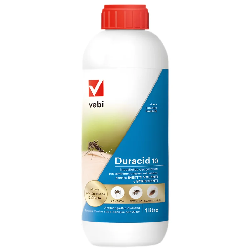 Duracid 10 Vebi | Insetticida Concentrato Biocida Professionale Contro Insetti Volanti E Striscianti