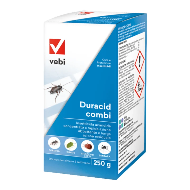 Duracid Combi EC Insetticida Acaricida Concentrato | Azione Abbattente Immediata E Residuale | Vebi