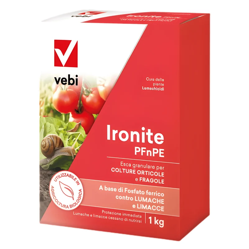Ironite PFnPE Esca Molluschicida Granulare | A Base Di Fosfato Ferrico | Uso Biologico Professionale