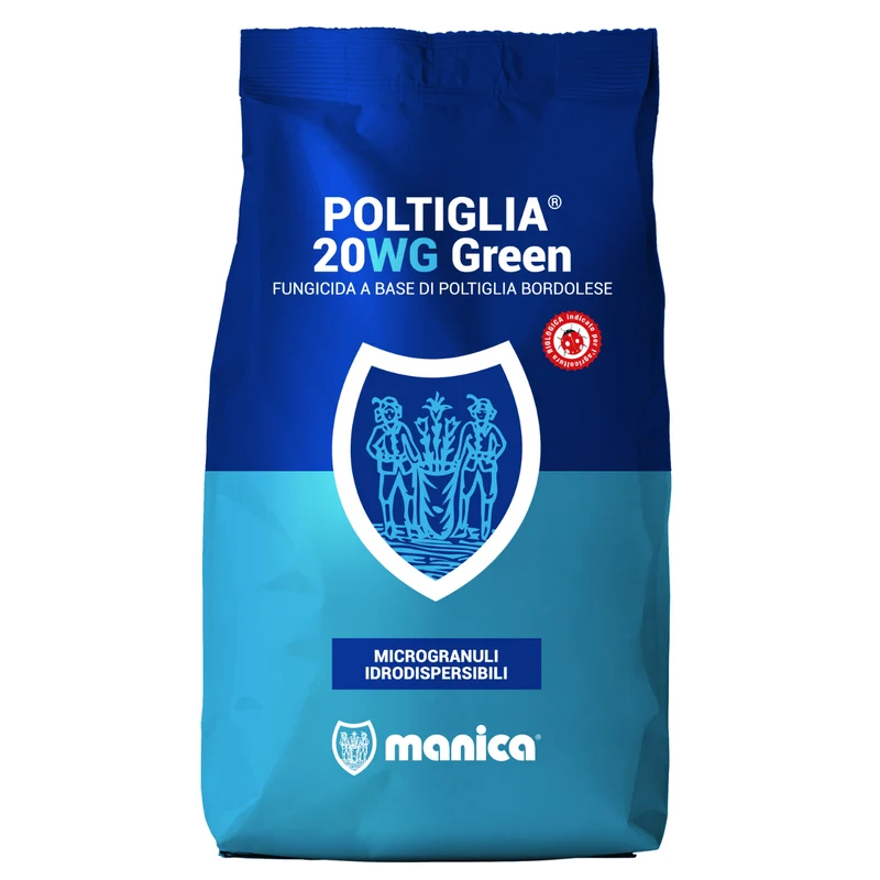 Poltiglia Manica 20 WG Green 10 Kg | Fungicida Rameico Con Solfato Di Rame Per Uso Agricolo