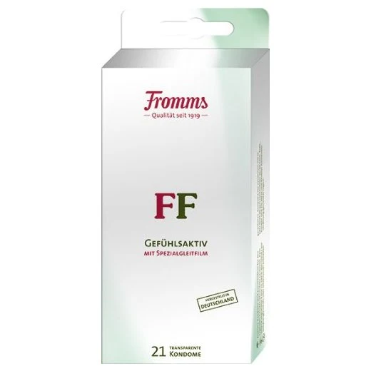 Fromms® FF Préservatifs Texturés (21 pièces)