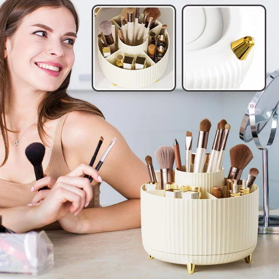 Organisateur Maquillage Rotatif 360°