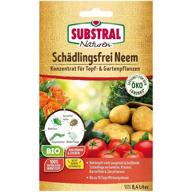 SUBSTRAL Naturen BIO Anti-insectes Neem - 4 x 7,5 ml