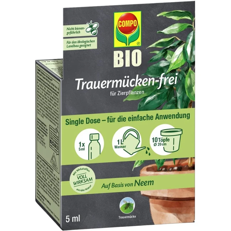COMPO BIO Anti-Moucherons du terreau pour plantes ornementales - 5 ml