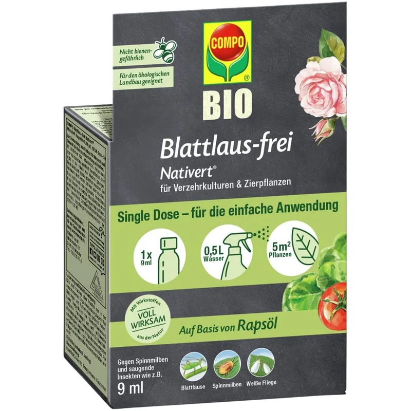 COMPO BIO Nativert Anti-pucerons concentré - 9 ml