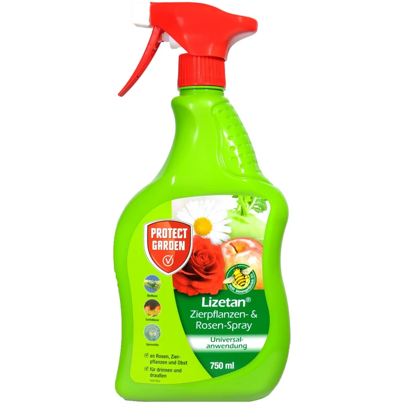 Protect Garden Lizetan® Spray Anti-Insectes Plantes Ornementales & Rosiers Prêt à l'Emploi (750 ml)