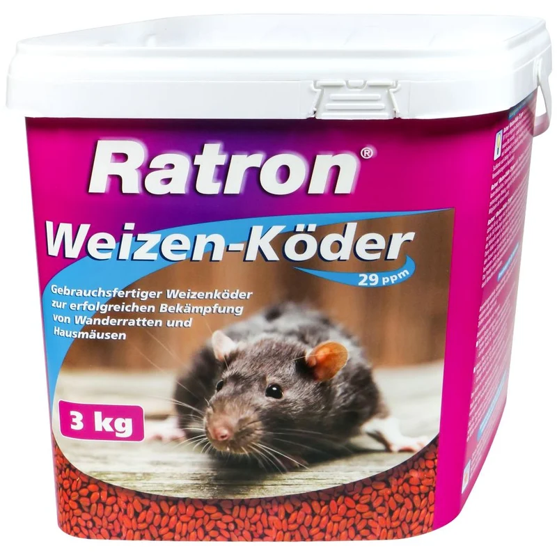 Ratron® Appât Blé Rats & Souris 29 ppm (3000 g)