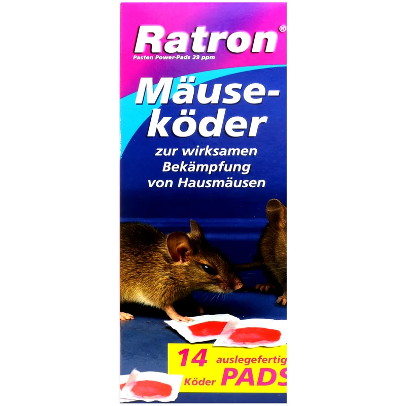Ratron® Pâtes Appâts Souris Power-Pads 29 ppm (14 x 15 g)