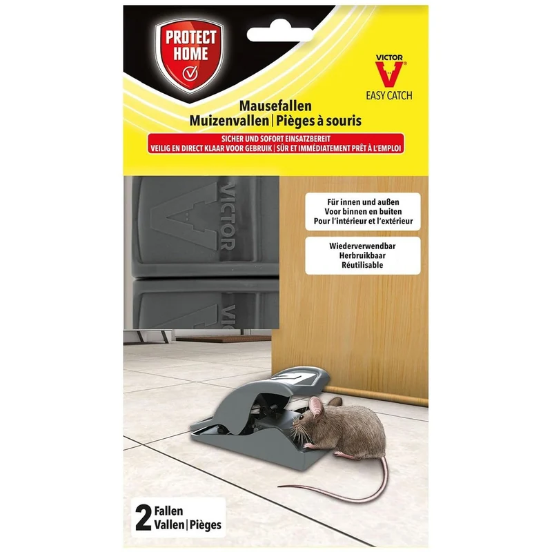 Protect Home Tapettes à Souris Réutilisables (2 pièces)
