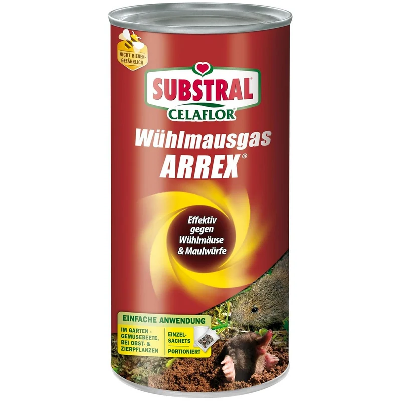 SUBSTRAL® Celaflor® Gaz Anti-Campagnols & Taupes Arrex® (250 g)
