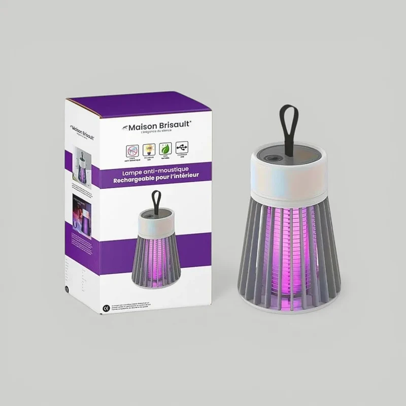 Lampe Anti-Moustique Portable Rechargeable – Protection 20 m²