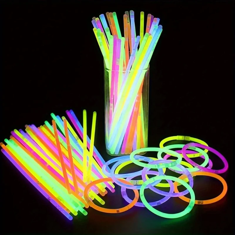 Halloween Glow Sticks for Bracelets and Necklaces for Parties