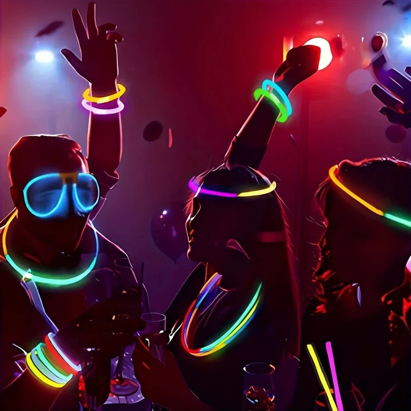 Halloween Glow Sticks for Bracelets and Necklaces for Parties