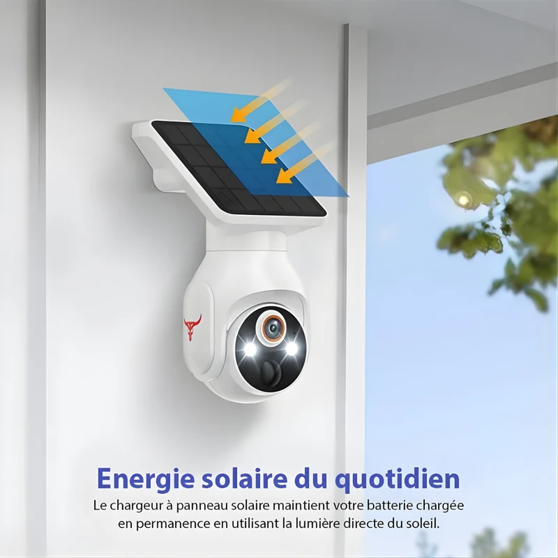 Caméra de Surveillance Solaire – Sécurité Intelligente Sans Fil
