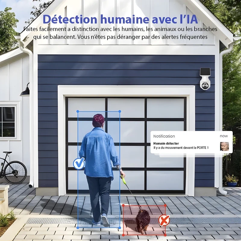 Caméra de Surveillance Solaire – Sécurité Intelligente Sans Fil