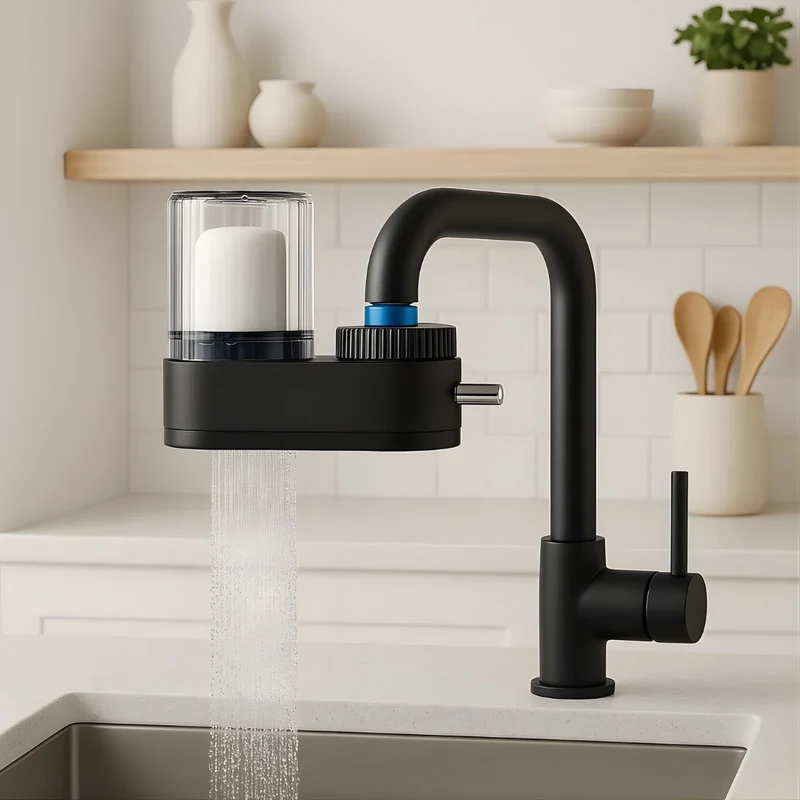 AquaPure – Filtre à Eau pour Robinet à Purification 5 Étapes