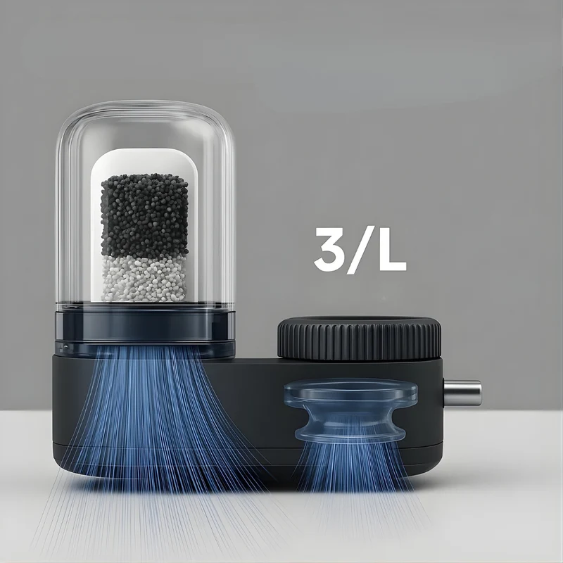 AquaPure – Filtre à Eau pour Robinet à Purification 5 Étapes