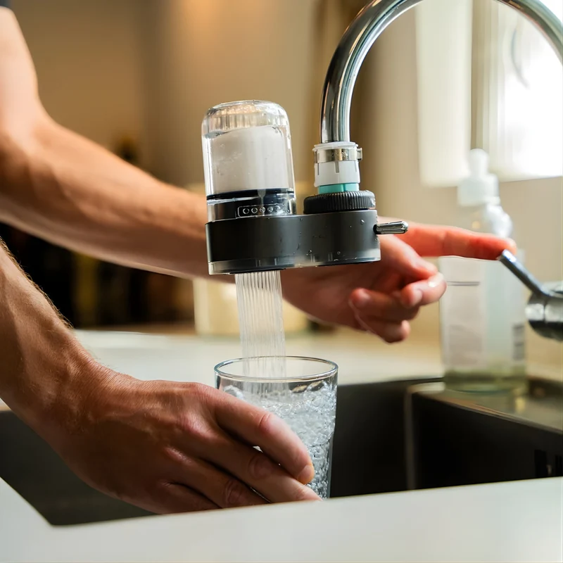 AquaPure – Filtre à Eau pour Robinet à Purification 5 Étapes