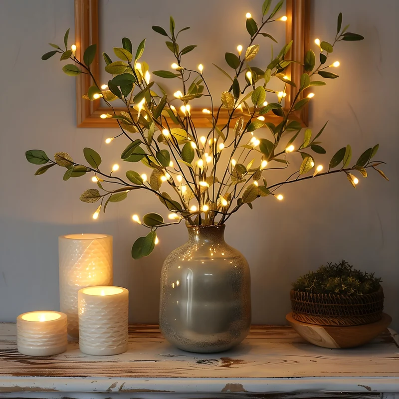 Auralys - Guirlande lumineuse décorative en forme de branche
