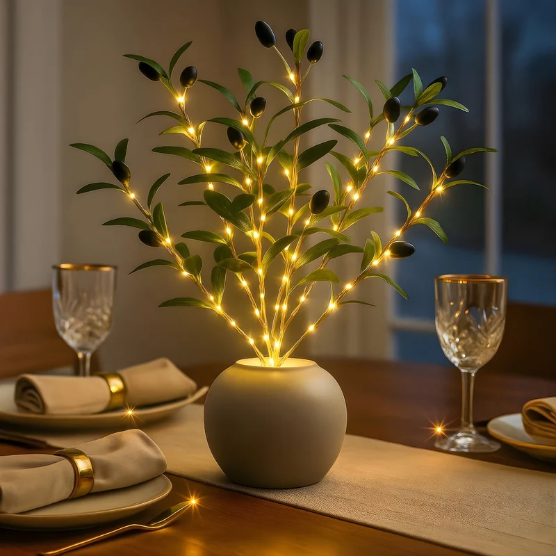 Auralys - Guirlande lumineuse décorative en forme de branche