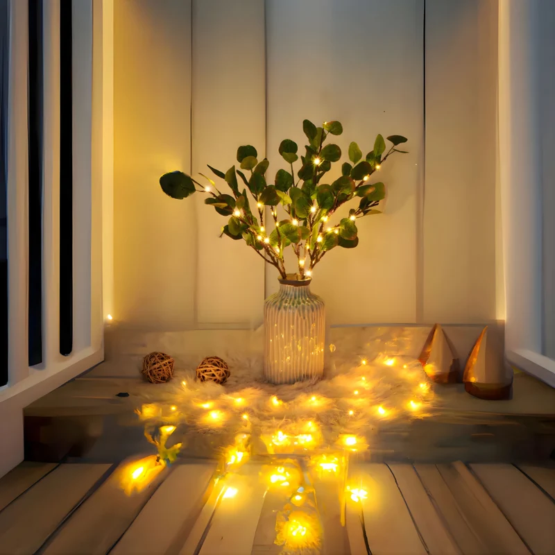 Auralys - Guirlande lumineuse décorative en forme de branche