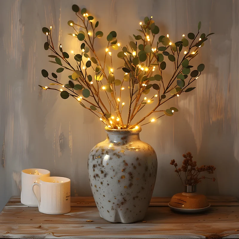 Auralys - Guirlande lumineuse décorative en forme de branche