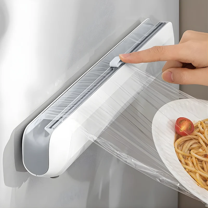 MagnetiCut – Distributeur Magnétique 3-en-1 pour Film Alimentaire, Aluminium et Papier Cuisson