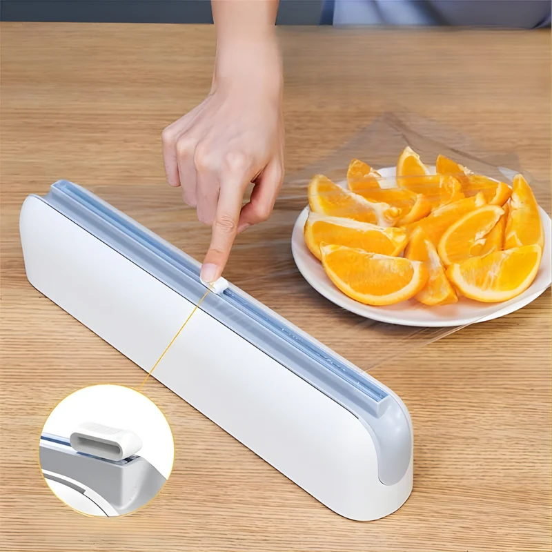 MagnetiCut – Distributeur Magnétique 3-en-1 pour Film Alimentaire, Aluminium et Papier Cuisson