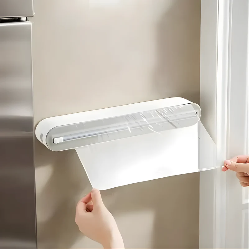 MagnetiCut – Distributeur Magnétique 3-en-1 pour Film Alimentaire, Aluminium et Papier Cuisson