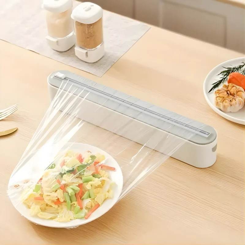 MagnetiCut – Distributeur Magnétique 3-en-1 pour Film Alimentaire, Aluminium et Papier Cuisson