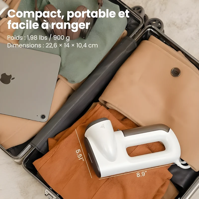 SmoothAir – Steamer à Aspiration AirIron Portable