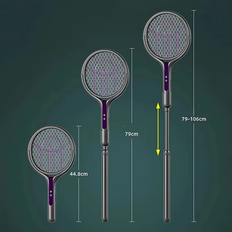 BugZapper – Raquette Anti-Insectes Électrique 2-en-1