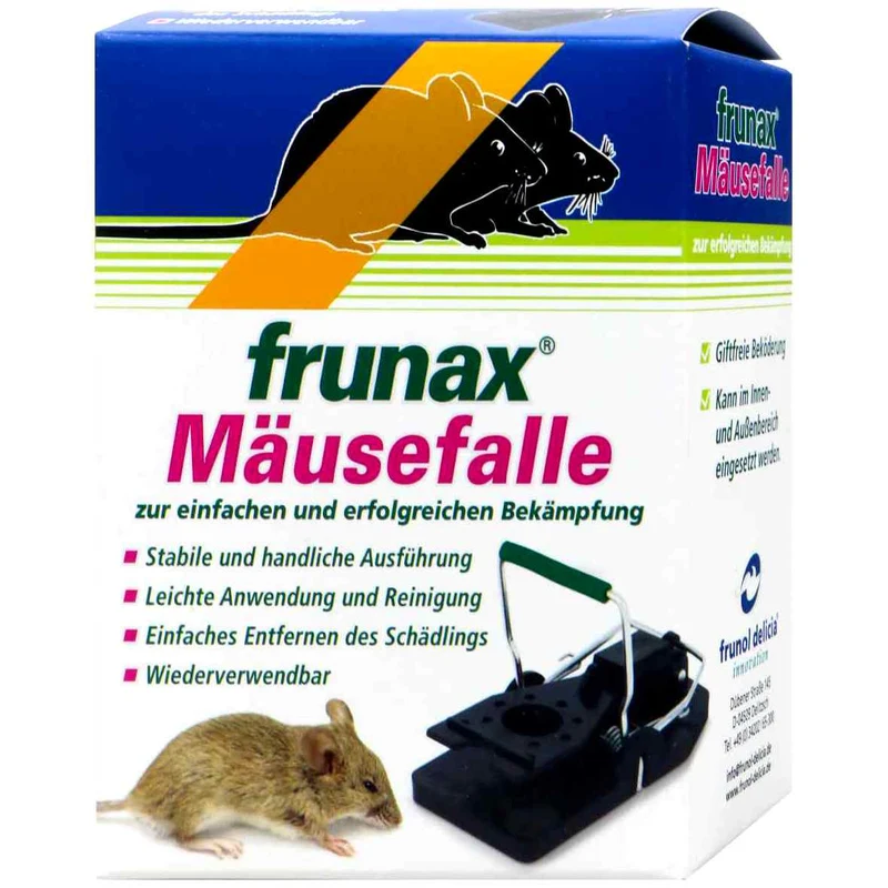 Piège à Souris Mécanique frunax® – Lot de 2