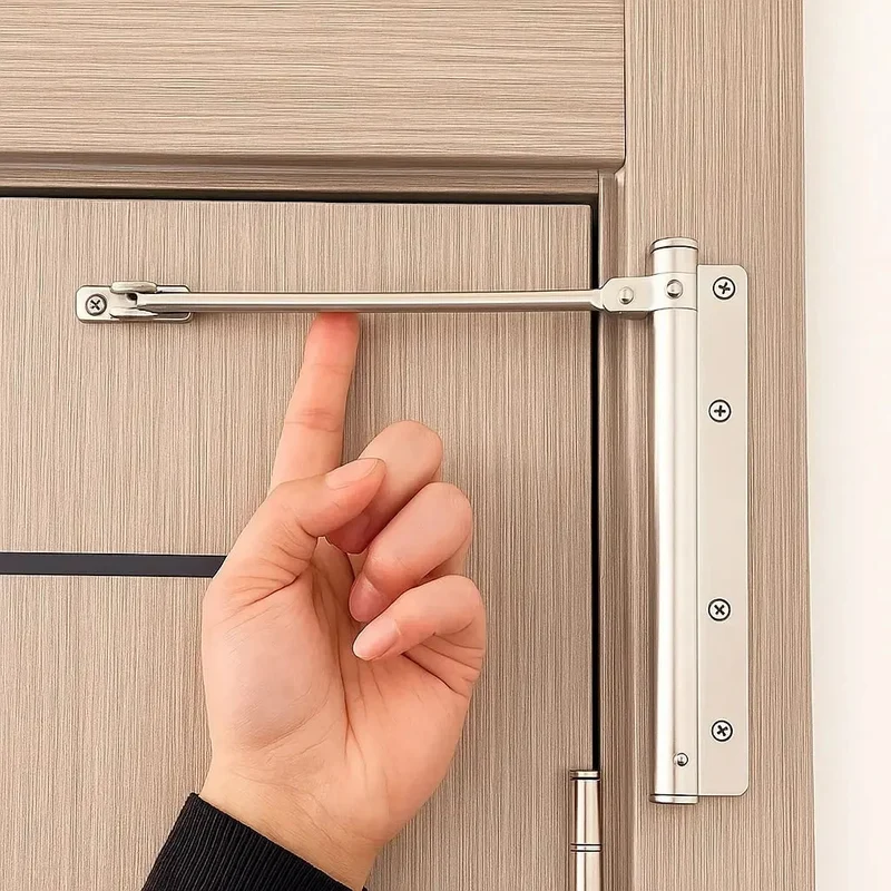 Adjustable Automatic Spring Door Closer for Quiet Closing