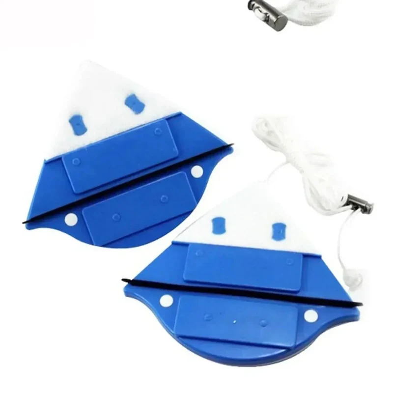 Magnetic Window Cleaner with Double-Sided Cleaning and Secure Safety Line
