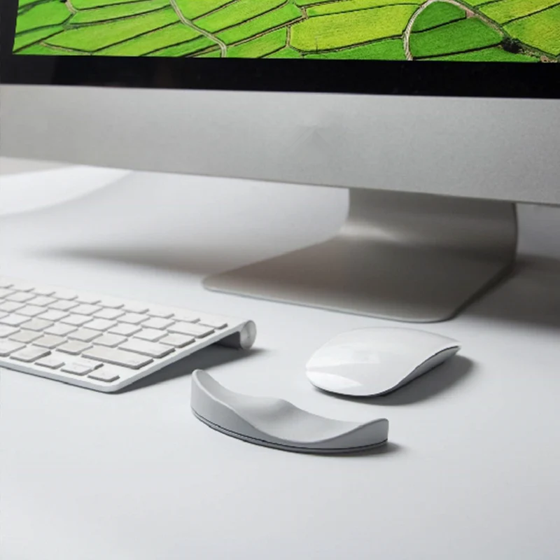 Computer Mouse Wrist Support with Ergonomic Silicone Gel and Gliding Base