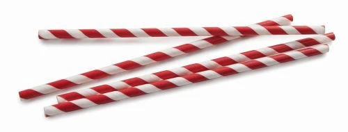 Pailles jetables en papier écologiques – Lot de 50