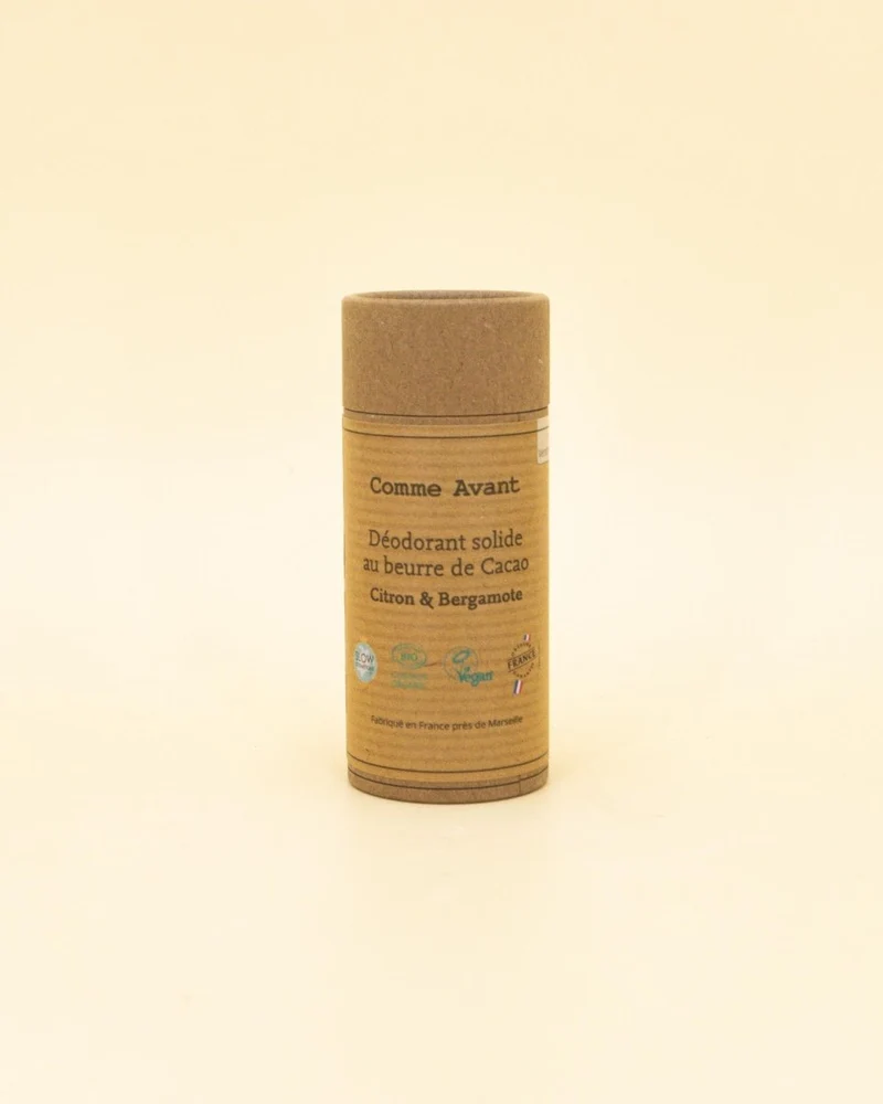 Déodorant solide Bio - Citron & Bergamote